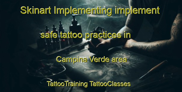 Skinart Implementing implement safe tattoo practices in Campina Verde area | #TattooTraining #TattooClasses #SkinartTraining-Brazil