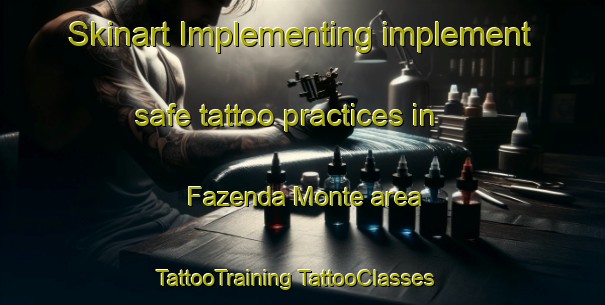 Skinart Implementing implement safe tattoo practices in Fazenda Monte area | #TattooTraining #TattooClasses #SkinartTraining-Brazil