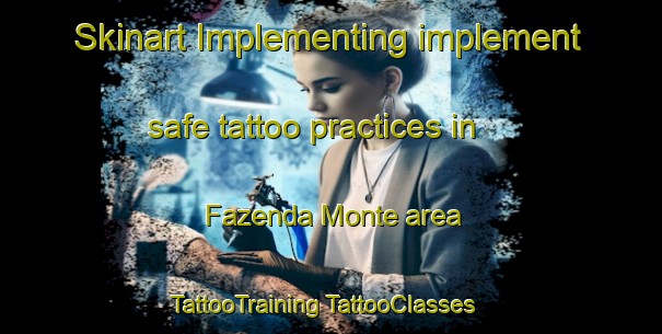 Skinart Implementing implement safe tattoo practices in Fazenda Monte area | #TattooTraining #TattooClasses #SkinartTraining-Brazil