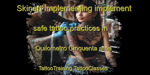 Skinart Implementing implement safe tattoo practices in Quilometro Cinquenta area | #TattooTraining #TattooClasses #SkinartTraining-Brazil