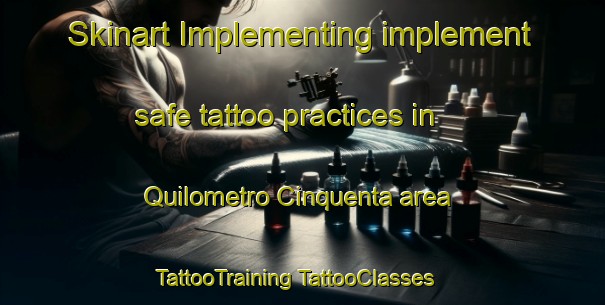 Skinart Implementing implement safe tattoo practices in Quilometro Cinquenta area | #TattooTraining #TattooClasses #SkinartTraining-Brazil