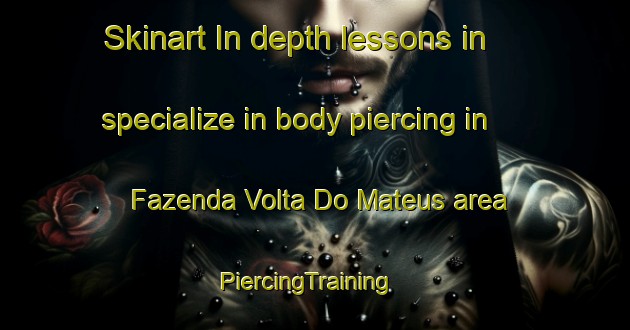 Skinart In-depth lessons in specialize in body piercing in Fazenda Volta Do Mateus area | PiercingTraining | PiercingClasses | SkinartTraining-Brazil