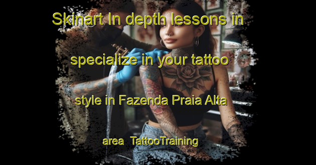 Skinart In-depth lessons in specialize in your tattoo style in Fazenda Praia Alta area | TattooTraining | TattooClasses | SkinartTraining-Brazil