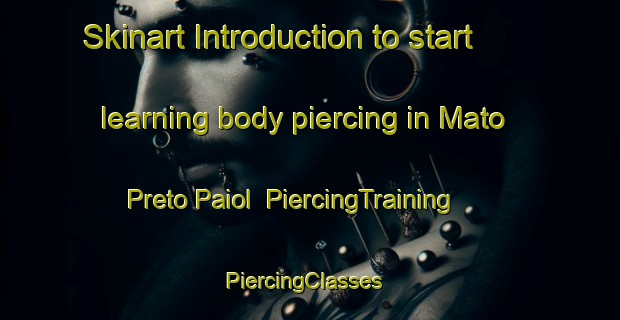 Skinart Introduction to start learning body piercing in Mato Preto Paiol | PiercingTraining | PiercingClasses | SkinartTraining-Brazil