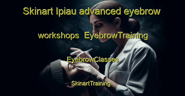 Skinart Ipiau advanced eyebrow workshops | EyebrowTraining | EyebrowClasses | SkinartTraining-Brazil