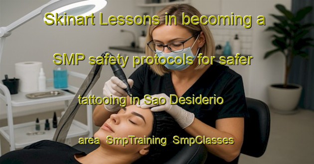 Skinart Lessons in becoming a SMP safety protocols for safer tattooing in Sao Desiderio area | SmpTraining | SmpClasses | SkinartTraining-Brazil
