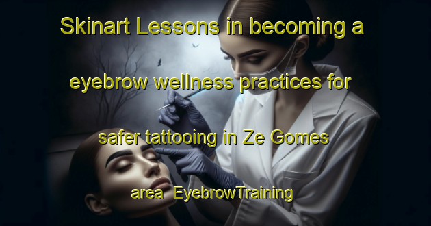 Skinart Lessons in becoming a eyebrow wellness practices for safer tattooing in Ze Gomes area | EyebrowTraining | EyebrowClasses | SkinartTraining-Brazil