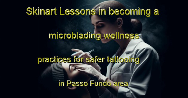 Skinart Lessons in becoming a microblading wellness practices for safer tattooing in Passo Fundo area | MicrobladingTraining | MicrobladingClasses | SkinartTraining-Brazil