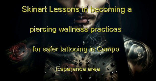 Skinart Lessons in becoming a piercing wellness practices for safer tattooing in Campo Esperanca area | PiercingTraining | PiercingClasses | SkinartTraining-Brazil