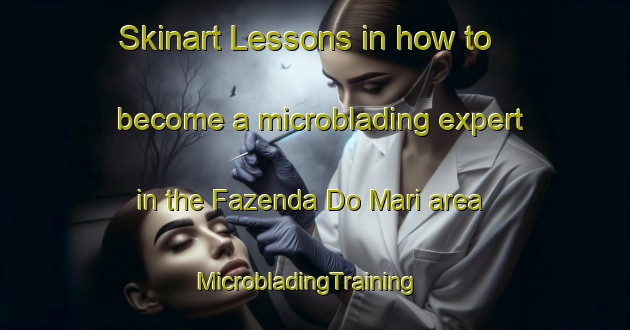 Skinart Lessons in how to become a microblading expert in the Fazenda Do Mari area | MicrobladingTraining | MicrobladingClasses | SkinartTraining-Brazil