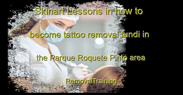 Skinart Lessons in how to become tattoo removal fundi in the Parque Roquete Pinto area | RemovalTraining | RemovalClasses | SkinartTraining-Brazil