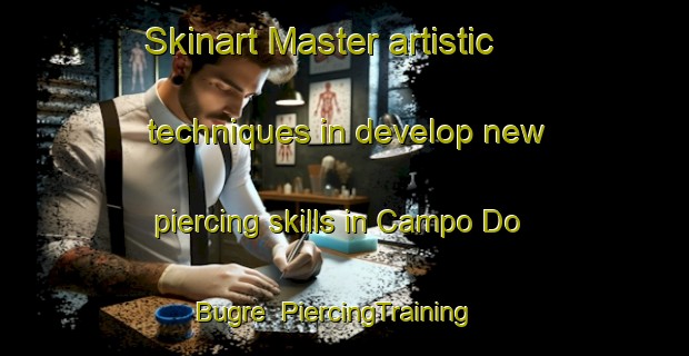 Skinart Master artistic techniques in develop new piercing skills in Campo Do Bugre | PiercingTraining | PiercingClasses | SkinartTraining-Brazil