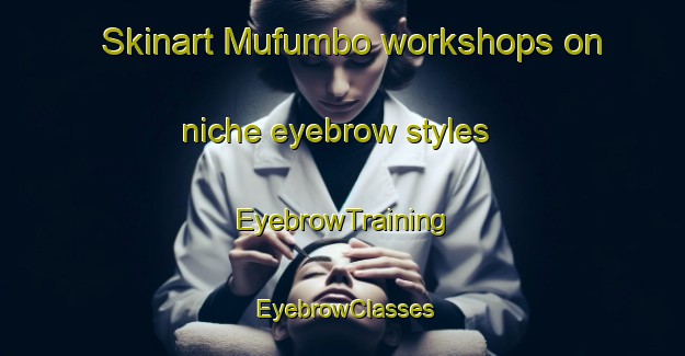 Skinart Mufumbo workshops on niche eyebrow styles | EyebrowTraining | EyebrowClasses | SkinartTraining-Brazil