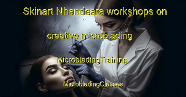 Skinart Nhandeara workshops on creative microblading | #MicrobladingTraining #MicrobladingClasses #SkinartTraining-Brazil