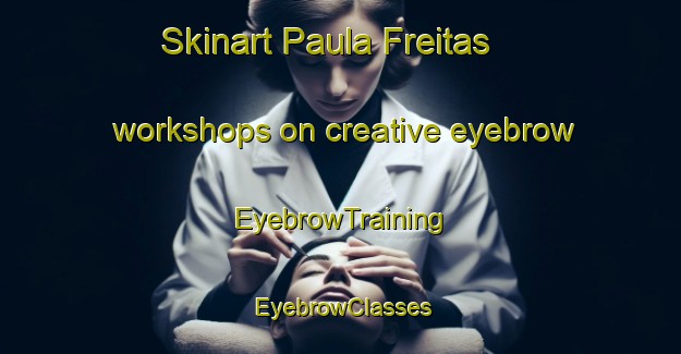 Skinart Paula Freitas workshops on creative eyebrow | EyebrowTraining | EyebrowClasses | SkinartTraining-Brazil
