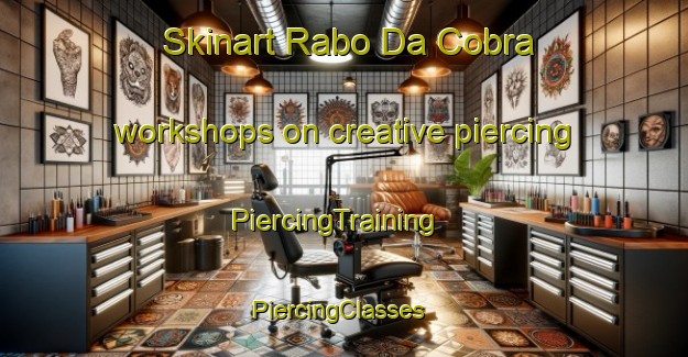 Skinart Rabo Da Cobra workshops on creative piercing | PiercingTraining | PiercingClasses | SkinartTraining-Brazil
