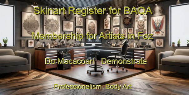 Skinart Register for BAQA Membership for Artists in Foz Do Macacoari - Demonstrate Professionalism | Body Art Qualification Authority | BAQA-Brazil
