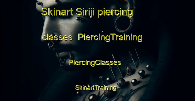 Skinart Siriji piercing classes | PiercingTraining | PiercingClasses | SkinartTraining-Brazil
