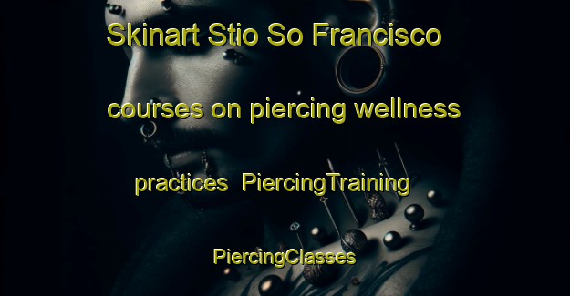 Skinart Stio So Francisco courses on piercing wellness practices | #PiercingTraining #PiercingClasses #SkinartTraining-Brazil