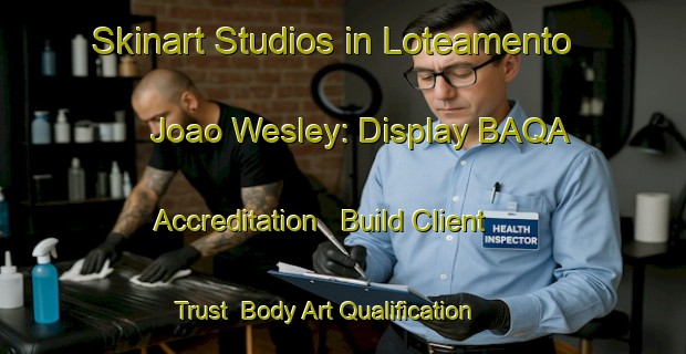 Skinart Studios in Loteamento Joao Wesley: Display BAQA Accreditation - Build Client Trust | Body Art Qualification Authority | BAQA-Brazil