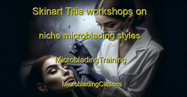 Skinart Titia workshops on niche microblading styles | MicrobladingTraining | MicrobladingClasses | SkinartTraining-Brazil