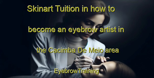 Skinart Tuition in how to become an eyebrow artist in the Cacimba De Meio area | EyebrowTraining | EyebrowClasses | SkinartTraining-Brazil